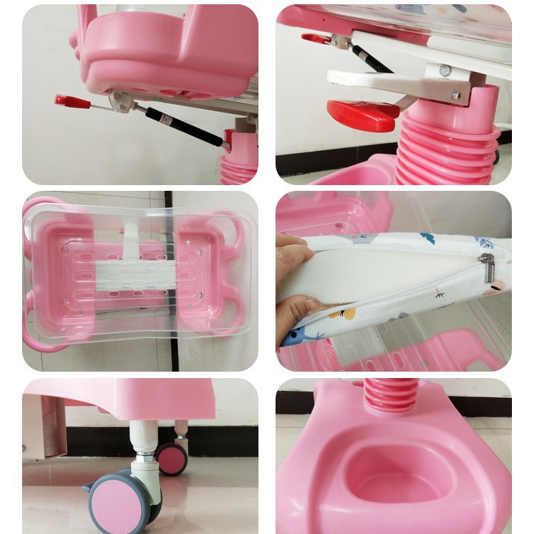 Marangyang ABS lift-up at tilt hospital stroller, na angkop para sa mga postpartum care center, maternity ward, neonatal ward