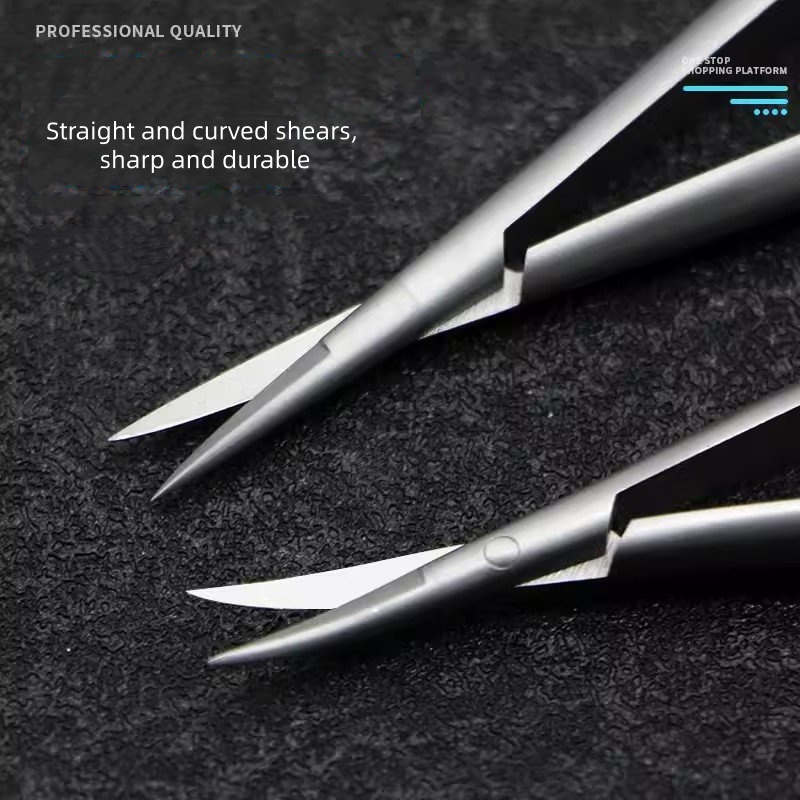 Instrumentong Pang-opera Stainless Steel Titanium Alloy Straight Curved Medical Gunting